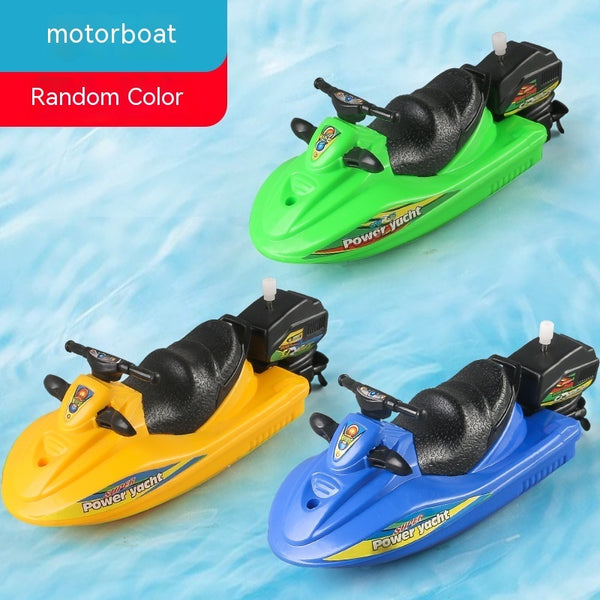 Color Motor Bot Baby Color Cognition Yacht Speedboat Sailing Motor Boat Summer Water B ...